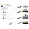 Raccord d'Echappement ARROW pour collecteur d'origine KTM RC125 RC390 2015-2016 1