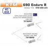 Raccord d'Echappement ARROW pour collecteur KTM 690 ENDURO R SMC-R 690 2019-2020 0
