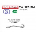 Collecteur racing ARROW KSR MOTO TW 125 SM 2017-2019