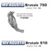 Collecteur d'Echappement ARROW MV AGUSTA 750 BRUTALE 2003-2006 910 BRUTALE 2005-2008 0