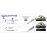 Pare-chaleur carbone ARROW SUZUKI GSXS 125 GSXR 125 2017-2020 1