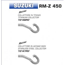 Collecteur pot d'Echappement ARROW SUZUKI RM-Z 450 2018