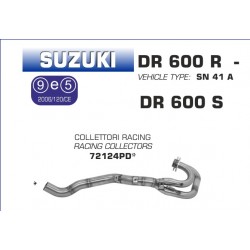 Collecteur pot d'échappement ARROW SUZUKI DR 600 R 1985-1987 DR 600 S 1985-1990