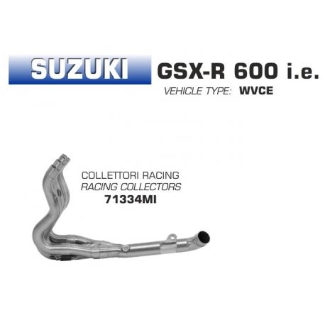 Collecteur d'Echappement racing ARROW SUZUKI GSXR 600 GSXR 750 2006-2010