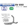 Raccord d'Echappement décatalysé ARROW SUZUKI SV 650 SV 650 X 0