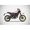 Echappement Zard bas edition zuma DUCATI SCRAMBLER 800 Desert Sled 2015-2020 0