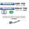 Raccord d'Echappement ARROW pour collecteur d'origine ou arrow SUZUKI GSR 750 GSXS 750 0