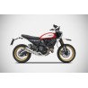 Pot d'Echappement Zard bas special edition DUCATI SCRAMBLER Desert Sled 800 2015-2020 0