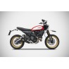 Pot d'Echappement Zard bas special edition DUCATI SCRAMBLER Desert Sled 800 2015-2020 1
