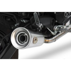 Pot d'Echappement Zard bas edition zuma DUCATI SCRAMBLER 400 SIXTY2 2016-2019'