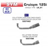Collecteur d'Echappement ARROW SYM 125 CRUISYM 2018-2020 0
