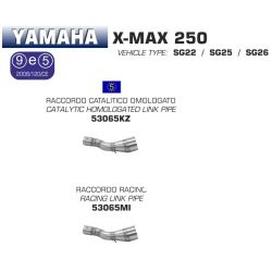 Raccord pot d'Echappement ARROW YAMAHA 250 X-MAX 2009-2016