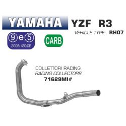 Collecteur pot d'Echappement racing ARROW YAMAHA YZF-R25 YZF-R3 2015-2016