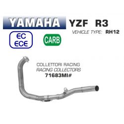 Collecteur pot d'Echappement racing ARROW YAMAHA YZF-R3 2017-2018