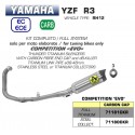 Ligne complete d'Echappement ARROW competition EVO YAMAHA YZF R3 2017-2020
