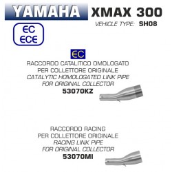 Raccord pot d'Echappement ARROW YAMAHA 300 X-MAX 2017-2020