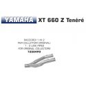 Raccord d'Echappement ARROW pour collecteur d'origine YAMAHA XT660Z TENERE 2008-2016