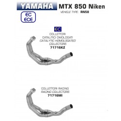 Collecteur pot d'Echappement ARROW YAMAHA MTX 850 NIKEN 2018-2020
