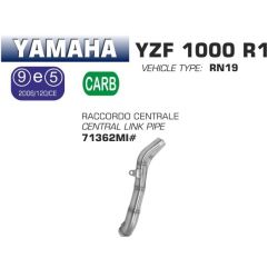 Raccord pot d'Echappement central ARROW YAMAHA YZF-R1 2007-2008