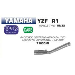 Raccord pot d'Echappement décatalysé ARROW YAMAHA YZF-R1 2015-2016