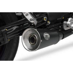 Pot d'Echappement Zard double sortie Big version pour Moto Guzzi V9 Bobber / Roamer 2016-2019