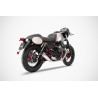 Echappement Zard double sortie pour Moto Guzzi V7 II Racer 2015-2017 1