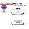 Collecteur d'Echappement ARROW HONDA MSX 125 2016-2020 0