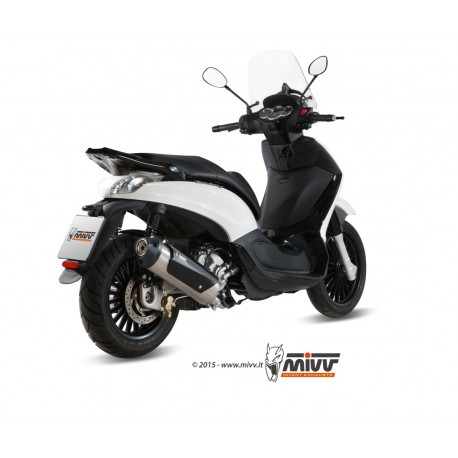 Ligne d'Echappement MIVV URBAN PIAGGIO 125 BEVERLY 2010-2012
