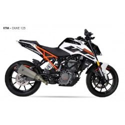 Pot d'échappement IXRACE M10 KTM DUKE 125 250 390 RC125 RC390 2017-2020