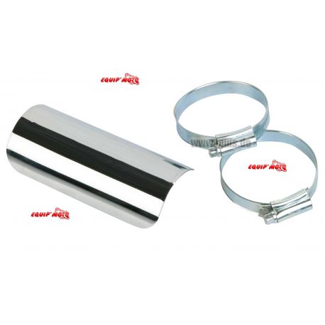 Enjoliveurs chromés universels pour échappements 350X55MM CHROMÉ, UNITÉ