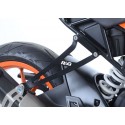Support d'échappement R&G RACING KTM RC125 RC390 Kit suppression repose-pieds arrière
