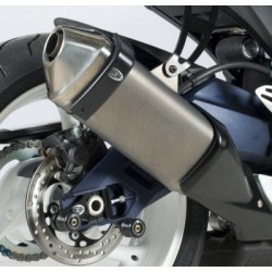 Protection de pot d'échappement R&G RACING noir Suzuki GSXR 600 1997-2017