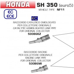raccord pot d'echappement ARROW HONDA SH 350 2021-2023