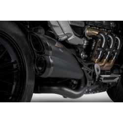 Protections Carbone pour Collecteur Origine Triumph Rocket 3 2020-2023