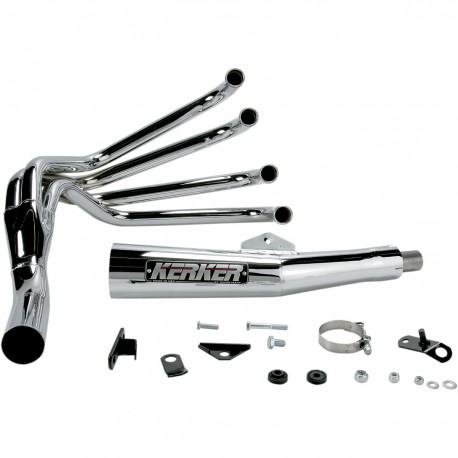 Ligne d'Echappement KERKER MEGAPHONE KAWASAKI Z1 KZ900 1973-1976