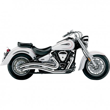 Ligne d'Echappement COBRA SPEEDSTER SWEPT YAMAHA XV 1600 WILD STAR XV 1700 ROAD STAR