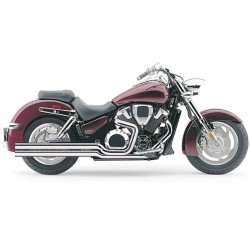 Ligne pot d'Echappement COBRA SPEEDSTER PowerPort long HONDA VTX 1800 2002-2008