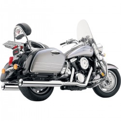 Ligne pot d'Echappement COBRA double KAWASAKI VN 1500 VN 1600 NOMAD 1998-2008