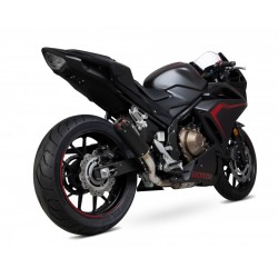 Pot d'Echappement SCORPION SERKET RED POWER HONDA CBR500R 2019-2021