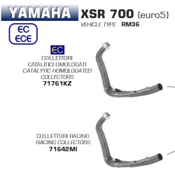 Collecteur pot d'Echappement catalysé ARROW YAMAHA XSR 700 2021-2023