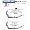 Collecteur d'Echappement position basse ARROW YAMAHA MT-09 Euro 5 0