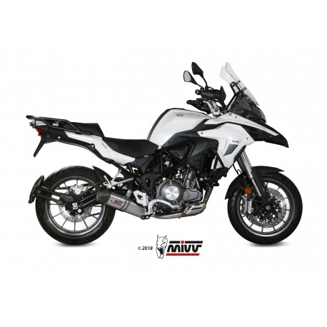 Echappement MIVV OVAL BENELLI TRK 502 2017-2021