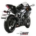 Echappement MIVV GP PRO position haute YAMAHA YZF-R6 2017-2021