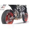 Echappement Qd Exhaust TWIN GUNSHOT DUCATI 937 MONSTER 2021 2