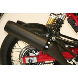 Protection pour Silencieux pot d'échappement rond R&G Racing noir Ø100mm