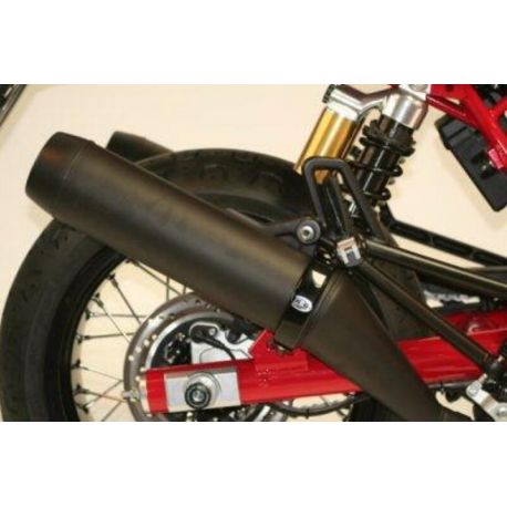 Protection pour silencieux rond R&G Racing noir 100mm