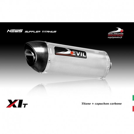 Ligne d'Echappement DEVIL evolution pour YAMAHA X-MAX 400 2013-2016