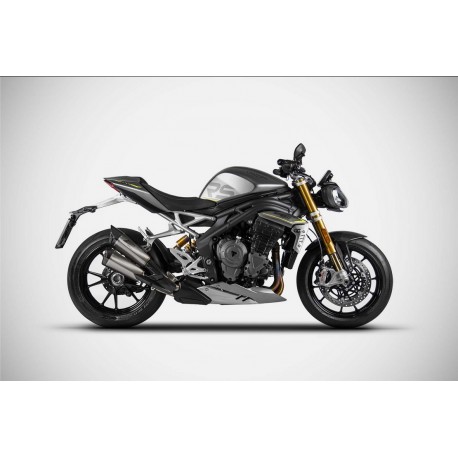 Echappement Zard Titane homologué euro 5 Triumph Speed triple 1200 2021