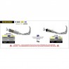 Ligne complete d'échappement ARROW X-KONE KAWASAKI Z650 NINJA 650 2