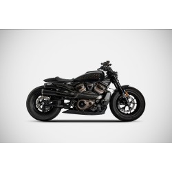 Ligne pot d'Echappement Zard Top Gun Harley Davidson 1250 Sportster S 2021-2023
